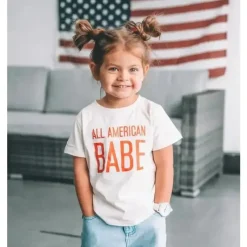 97 Design CO. Baby Tops*97 Design & Co - All American Babe Kids T-Shirt, 4th of July