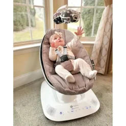 4 Moms Bouncers, Swings & Rockers|Gifts Over $100*- MamaRoo Multi-Motion Baby Swing, Sandstone