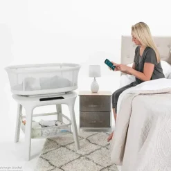 4 Moms Cool Baby Products|Bassinets & Cradles*- Mamaroo Sleep Bassinet with Bluethooth & Motion
