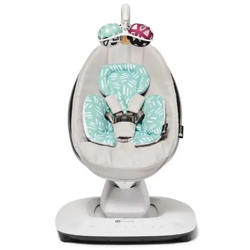 4 Moms Bouncers, Swings & Rockers*- Newborn Insert Reversible Cool Mesh, Mint Green