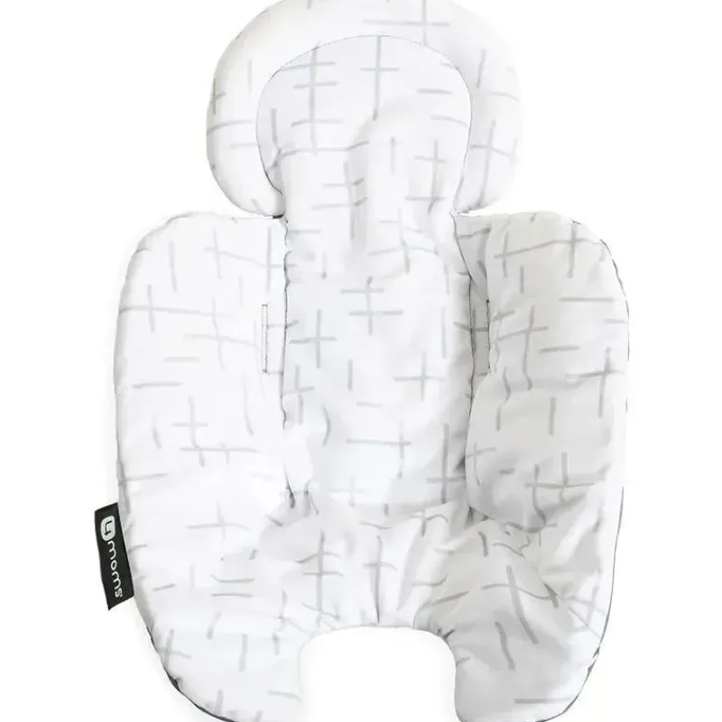 4 Moms Bouncers, Swings & Rockers*- Newborn Insert Reversible Cool Mesh, Grey