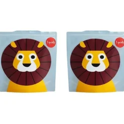 Squishable Food Storage*3 Sprouts - Lion Sandwich Bag (2 Pack), Blue