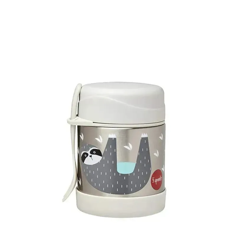 3 Sprouts Food Jars & Snack Cups|Dishes, Utensils & Food Containers*- Stainless Steel Food Jar, Sloth