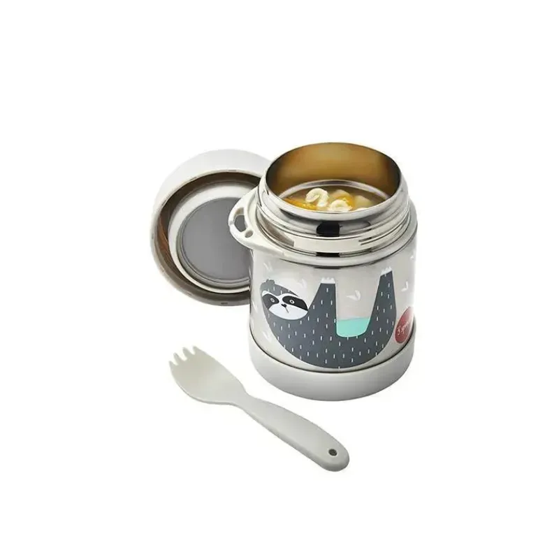 3 Sprouts Food Jars & Snack Cups|Dishes, Utensils & Food Containers*- Stainless Steel Food Jar, Sloth