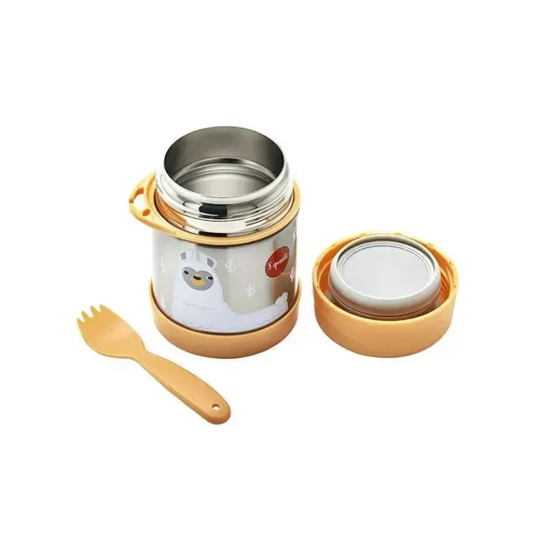 3 Sprouts Food Jars & Snack Cups|Dishes, Utensils & Food Containers*- Stainless Steel Food Jar, Llama