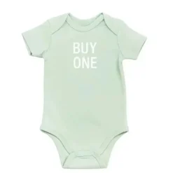 About Face Designs Baby Onesies & Bodysuits*- Baby Unisex Buy One Bodysuit for Twin, 3/6M