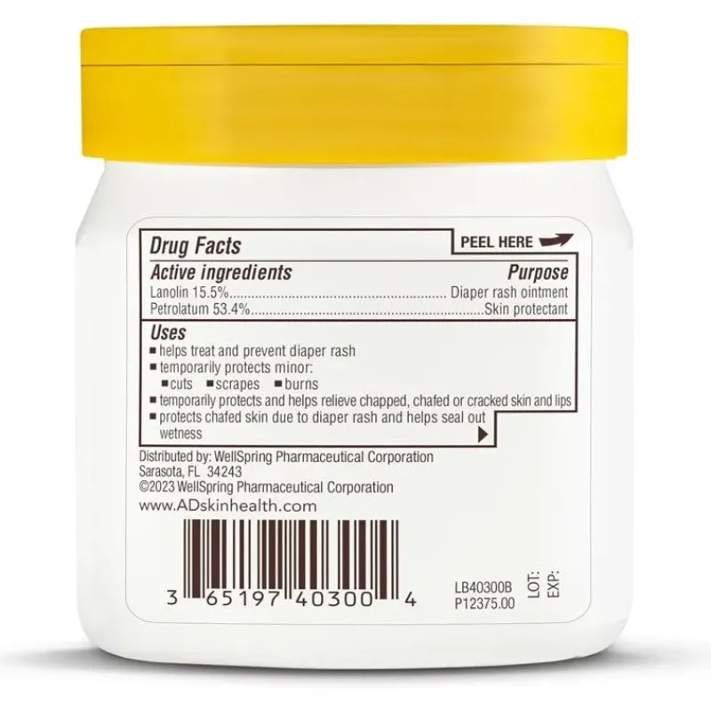 MacroBaby Diaper Rash*A+D - Original Diaper Rash Ointment 16Oz