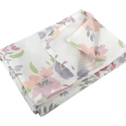 AD Sutton Blankets & Quilts*A.D Sutton - Baby Cotton Swaddle Blanket Wrap with Headband or Hat Set, Lilac Flower