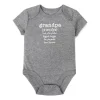 AD Sutton Gift For Grandparents*A.D. Sutton - Baby Romper Grandpa, Grey