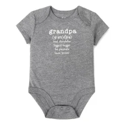AD Sutton Gift For Grandparents*A.D. Sutton - Baby Romper Grandpa, Grey