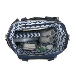 AD Sutton Diaper Backpacks*A.D Sutton - Harper Frame Quilted Diaper Bag Tote