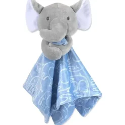 AD Sutton Lovies, Security Blankets & Blankies*A.D Sutton - Security Blanket, Elephant Blue