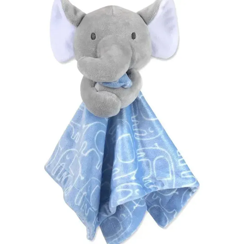 AD Sutton Lovies, Security Blankets & Blankies*A.D Sutton - Security Blanket, Elephant Blue