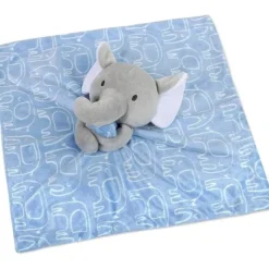 AD Sutton Lovies, Security Blankets & Blankies*A.D Sutton - Security Blanket, Elephant Blue