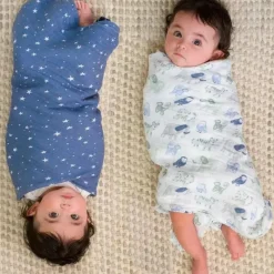 Aden + Anais Blanket Gift Set|Swaddles & Wearable Blankets*- 4 Pk Muslin Swaddles, Time To Dream