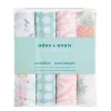 Aden + Anais Blanket Gift Set|Swaddles & Wearable Blankets*- 4 Pk Muslin Swaddles, Tropicalia