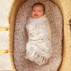 Aden + Anais Blanket Gift Set|Swaddles & Wearable Blankets*- 3-Pack Swaddles - Silky Soft Natural, Woodland