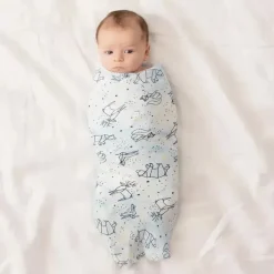 Aden + Anais Blanket Gift Set|Swaddles & Wearable Blankets*- 3-Pack Swaddles - Silky Soft, Stargaze