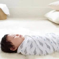 Aden + Anais Blanket Gift Set|Swaddles & Wearable Blankets*- 4Pk Cotton Muslin Swaddle, Baby Star