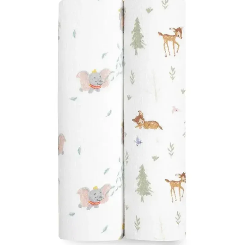 Aden + Anais Blanket Gift Set|Swaddles & Wearable Blankets*- 2Pk Disney + Friends Swaddle Blanket