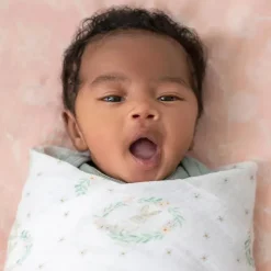 Aden + Anais Blanket Gift Set|Swaddles & Wearable Blankets*- 4Pk Muslin Swaddles Blushing Bunnies