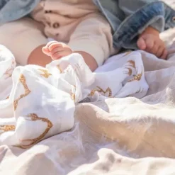 Aden + Anais Blanket Gift Set|Blankets & Quilts*- Swaddle Blanket, 100% Organic Cotton Blankets, 4 Pack, Safari Dreams