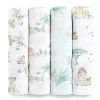 Aden + Anais Blanket Gift Set|Swaddles & Wearable Blankets*- Swaddle 4-Pack, Lion King