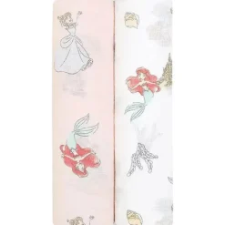 Aden + Anais Blanket Gift Set|Swaddles & Wearable Blankets*- Swaddles - Muslin Disney Princess 2-Pack