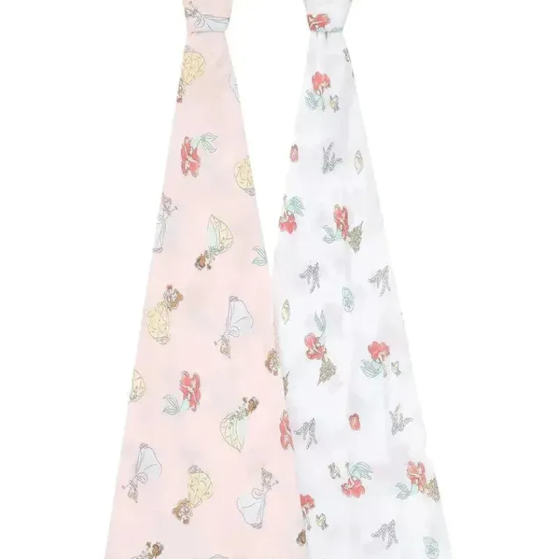 Aden + Anais Blanket Gift Set|Swaddles & Wearable Blankets*- Swaddles - Muslin Disney Princess 2-Pack