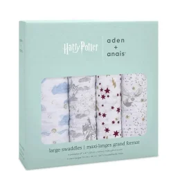 Aden + Anais Harry Potter|Blanket Gift Set*- Swaddles Harry Potter 4 Pack