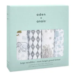 Aden + Anais Blanket Gift Set|Swaddles & Wearable Blankets*- Swaddles Jungle 4 Pack