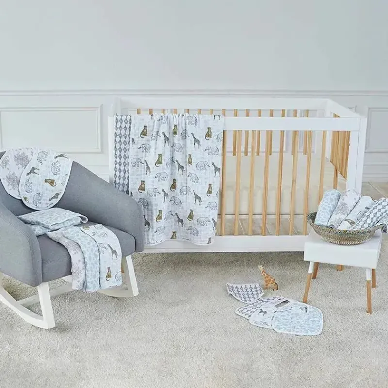 Aden + Anais Blanket Gift Set|Swaddles & Wearable Blankets*- Swaddles Jungle 4 Pack
