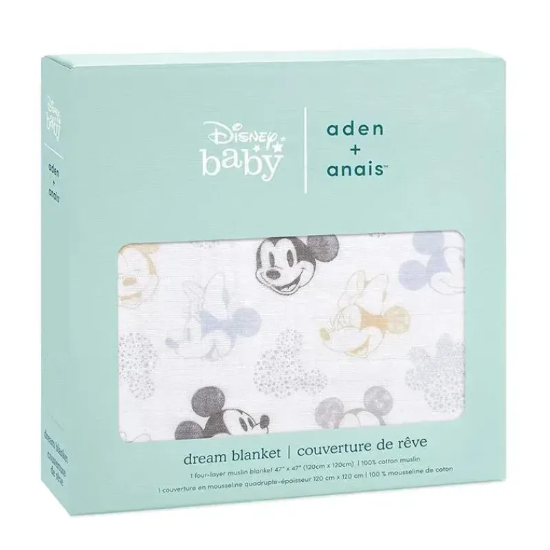 Aden + Anais Mickey & Minnie|Blankets & Quilts*Dream Blanket Mickey+Minnie-Magic