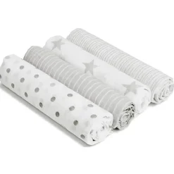 Aden + Anais Blanket Gift Set|Swaddles & Wearable Blankets*Muslin Swaddle Dusty, 4-Pack