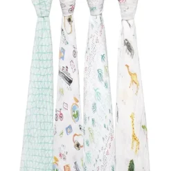 Aden + Anais Blanket Gift Set|Blankets & Quilts*Swaddles Around The World 4-Pack