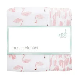 Aden + Anais Blanket Gift Set|Blankets & Quilts*Aden by Aden - Muslin Blanket, Briar Rose Swans