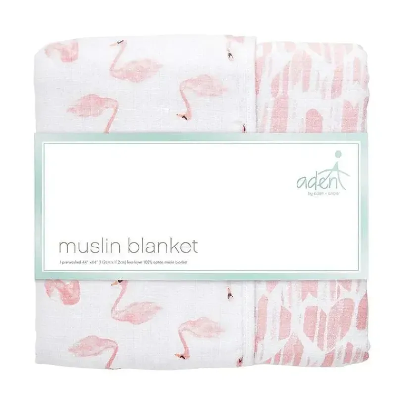 Aden + Anais Blanket Gift Set|Blankets & Quilts*Aden by Aden - Muslin Blanket, Briar Rose Swans