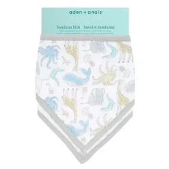 Aden + Anais Swaddles & Wearable Blankets*Aden+Anais - 2 Pk Natural History Bib