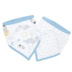 Aden + Anais Swaddles & Wearable Blankets*Aden+Anais - 2 Pk Space Explorers Bib