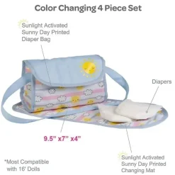 Adora Dolls Accessories|Dolls*- Baby Doll Diaper Bag Set, Sunny Days