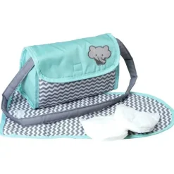 Adora Dolls Accessories|Dolls*- Baby Doll Diaper Bag, Includes Changing Mat and 2 Doll Diapers, Zig Zag Print