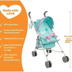 Adora Doll Stroller*- Be Bright Baby Doll Stroller, Bear