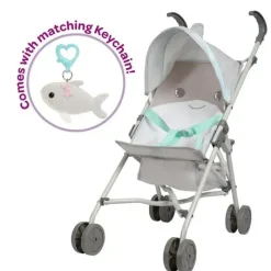 Adora Doll Stroller*- Be Bright Shark Stroller & Key Chain