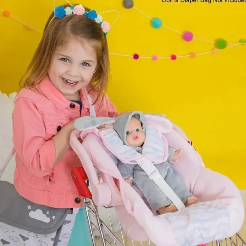 Adora Dolls Accessories|Dolls*- Classic Doll Car Seat, Pastel Pink