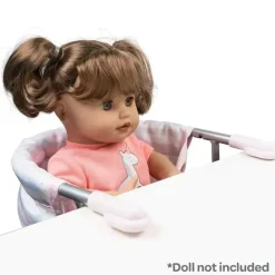 Adora Dolls Accessories|Dolls*- Classic Doll Feeding Seat, Pastel Pink