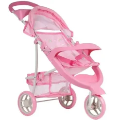 Adora Dolls Accessories|Dolls*- Snack N Go Baby Doll Stroller with Shade, Rainbow Rose