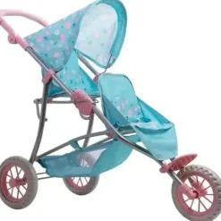 Adora Dolls*- Twin Jogger Baby Doll Stroller, Flower Power