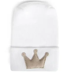 Adora Baby Gifts Baby Hats*- Newborn Baby Hospital Hat, Linen Tan Crown