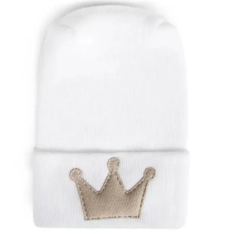 Adora Baby Gifts Baby Hats*- Newborn Baby Hospital Hat, Linen Tan Crown