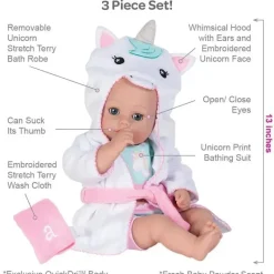 Adora Dolls Accessories|Dolls*BathTime Baby, Unicorn